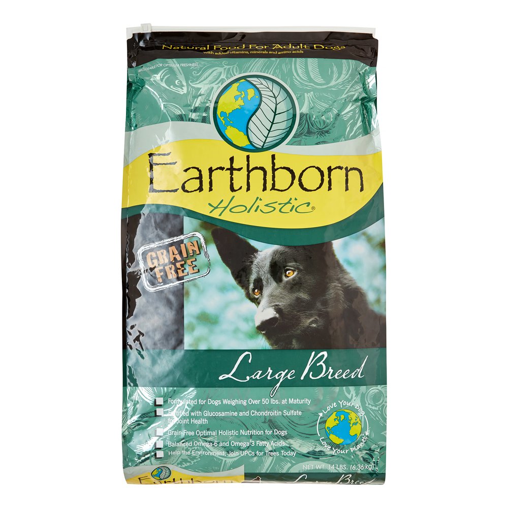 Earthborn Holistic GrainFree Large Breed Dry Dog Food, 14 lb Walmart