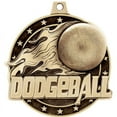 thumbnail image 2 of Dodgeball Medals, 2" Gold Diecast Dodgeball Medal Award 10 Pack, 2 of 2