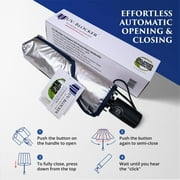 UV Blocker Sun Umbrella Compact Wind Resistant Umbrella Auto Open UPF 55+ Sun Protection 42 inch