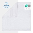 thumbnail image 2 of Cotton Paradise 100% Cotton 4 Piece Washcloths, Soft Absorbent Small Hand Face Towels Wash Rags for Body, White, 2 of 5