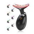 thumbnail image 1 of Dispositivo de belleza facial Herramientas multifuncionales para el cuidado de la piel facial con vibración Luz LED roja y azul Dispositivo de belleza LED para rostro y cuello de 7 colores para uso do, 1 of 5