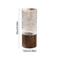 thumbnail image 3 of Zedker Bark Pattern Glass Vase With Bottom Support Suitable For Home/hotel Lobby Decoration Vase Ornament Clearance, 3 of 6