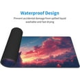 thumbnail image 3 of Gaming Mouse Pad Desk Pad,Extended Big Mouse Pad,31.5x11.8 Inch Long Computer Keyboard Mouse Mat Mousepad with 3mm Non-Slip Base and Stitched Edge for Gaming and Office\u2026 (Sunset Cat), 3 of 6