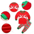 thumbnail image 2 of ASFGIMUJ Kids Christmas Pajamas Cotton Long Sleeve Matching Holiday Pjs Set Toddler Boys Girls Kids Xmas Jammies Boy Outfits, 2 of 4
