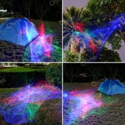 Chims DJ Mini Party Lights RGB Aurora Laser Projector Light Show Remote Control Music Activated Portable Festival Birthday Party Dance Holiday Camping Christmas Decoration