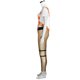 thumbnail image 4 of Disfraz de Leeloo de El quinto elemento, película, para mujer, tops, pantalones, tirantes, en stock, para fiesta de Halloween, disfraces de niña alienígena, Takerlama, 4 of 4