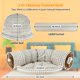 thumbnail image 2 of Cama para mascotas Tunnel BWOGUE Bunny Tunnel para animales pequeños, 2 of 7