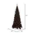 thumbnail image 3 of Vickerman 6.5' Black Fir Artificial Tree Featuring 400 Orange Dura-Lit lights., 3 of 3