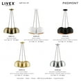 thumbnail image 3 of Livex Lighting - Piedmont - 3 Light Pendant In Transitional Style-15 Inches Tall, 3 of 13