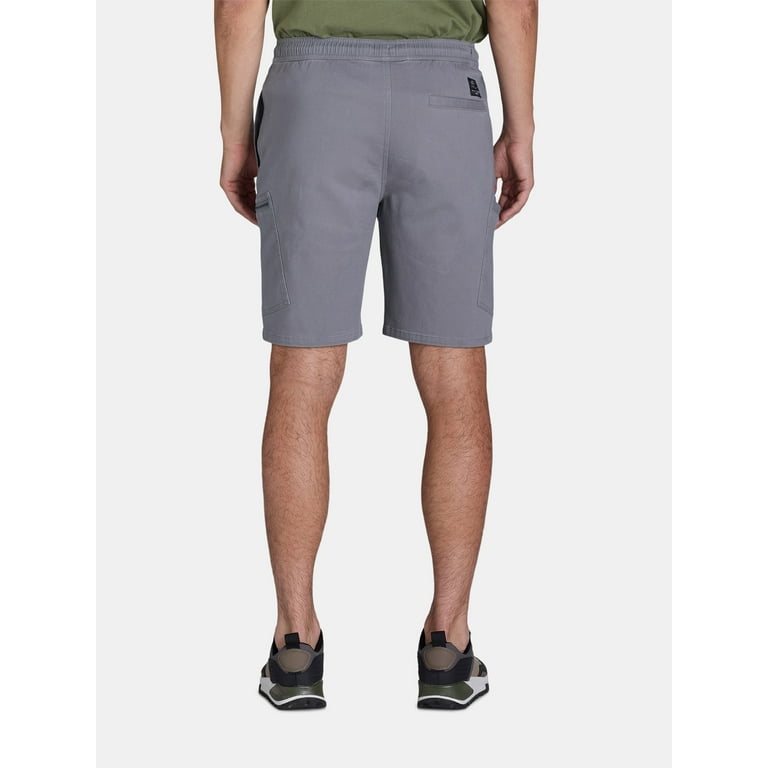 Tony Hawk Men's Stretch Twill Cargo Shorts with Zip Pockets Tony Hawk Men's Stretch Twill Cargo Shorts with Zip Pockets