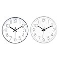 thumbnail image 1 of Reloj de pared jomparis 30 cm, paquete de 2, negro y plateado, 1 of 7
