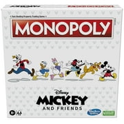 Monopoly Disney Mickey and Friends Edition Board Game for kids and Family Ages 8 and Up
