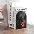 thumbnail image 6 of Naloa Fiery Black Dragon Attack 2 Pcs Bookend Large Capacity Office Book Ends for Home Office Library School Study Decoration, 6 of 8