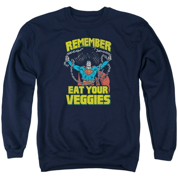 Superman - Veggie Power - Crewneck Sweatshirt - Small