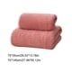 thumbnail image 3 of Juego de toallas de vellón coral de 2 piezas | Toalla de baño y toalla facial ultra suave y altamente absorbente | Duradero, resistente a la decoloración | Verde, Rosa, Café, Azul | 35x75cm,, 3 of 6