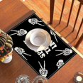 thumbnail image 2 of Halloween Placemats Set of 4, 12 x 18 Inches, Seasonal Decorations for Your Kitchen and Dining Room., 2 of 4