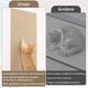 thumbnail image 5 of Alfombrilla autoadhesiva para rascar gatos, para pared de gatos, para manualidades, para gatos, protección contra arañazos, sofá o gato, ideal para alfombra rascadora de gatos, 200 x 40 cm (gris, 5 of 7
