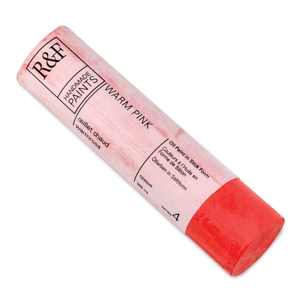 R&F Handmade Paints Pigment Stick, 100ml, Warm Pink