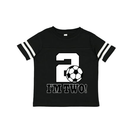 

Inktastic 2nd Birthday Soccer Outfit Gift Toddler Boy or Toddler Girl T-Shirt