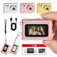 thumbnail image 2 of Mini Keychain Digital Camera with 32G Card, Y2K Pocket-Size 1080P HD Camera – 1MP Lens, Flash & 1.5" Screen, Retro Digital Camera, Vlog Camera for Travel, Concerts, Kids & Instant Party., 2 of 10