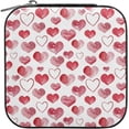 thumbnail image 2 of Valentine's Day Heart Jewelry Box for Teens Girls Women Birthday Christmas Gift, Portable PU Leather Jewelry Storage Box Mini Travel Jewelry Case for Necklace, Earrings, Rings, Bracelet, 2 of 7
