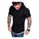 thumbnail image 3 of Sudadera Manga Corta De Verano Con Capucha Para Hombre, 3 of 8