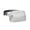 White, variant on WATERFLY Unisex 2L Walking Hiking Travel Running Nylon Fanny Pack Waist Bag,Black