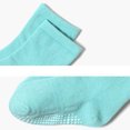 thumbnail image 6 of Fraobbg 6 Pack Baby Girls Non Slip Crew Socks For Toddlers Cotton Grips Ankle Socks Colorful, 6 of 9