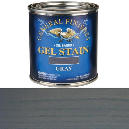 General Finishes Gray Gel Stain 1/2 Pint