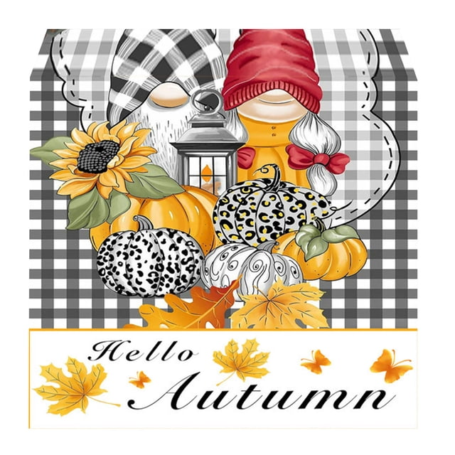 Fall Tablecloth 72x13 Inch Thanksgiving Autumn Pumpkin Orange Table Cover For Party Picnic Dinner Decor