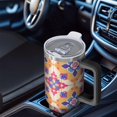 thumbnail image 6 of Modern 40oz Tumbler– Stainless Steel Insulated Tumbler with Handle and Straw, Large Capacity Travel Cup for Hot & Cold Drinks, 6 of 7