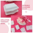 thumbnail image 5 of HOMEMAXS 4 Pcs Doll Mini Lunch Box Child 2.50X1.90X0.80CM White, 5 of 8