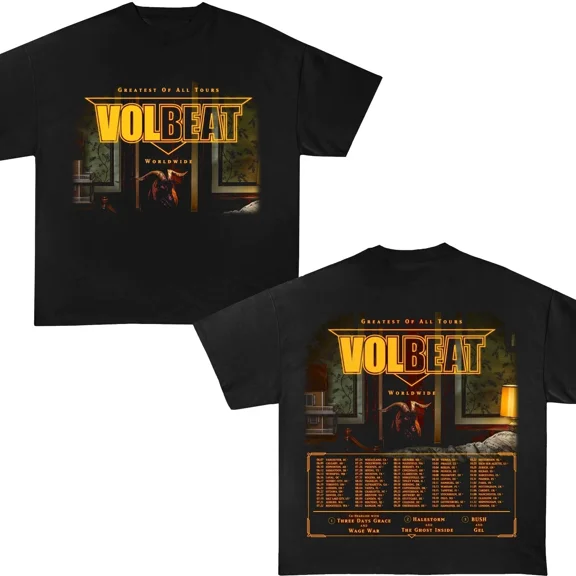 ZENUA Volbeat 2025 Tour T-Shirt - Metal Music Shirt - Still Counting T-Shirt Hot Trending Shirt/Sweatshirt/Hoodie