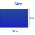 thumbnail image 2 of 5 Piece 24x36 Inch Blue Adhesive Sticky Mat 150 Sheets Dust Dirt Remover Laboratory Construction Pad, 2 of 8