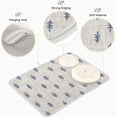 thumbnail image 4 of SKYSONIC Dish Drying Mats for Kitchen 18x24 in, Chic Style Festive Fir Dish Drainer Mats, Christmas Tree Kitchen Counter Mats Dish Dry Pad, 4 of 6