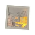 thumbnail image 3 of GROWTH TANK LED Lighting Painting Decoration LED Glowing Photo Frame Bedside Lamp Atmosphere Sea View Room, 3 of 9