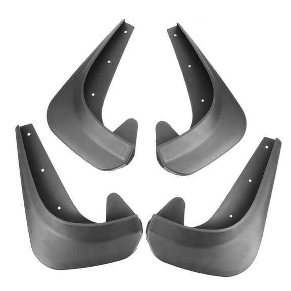 PAMINGONO 4Pcs Mud Guards for Trucks Black Plastic for Off-road Driving 9.8X7.1in