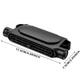 thumbnail image 3 of HomelyJoy Car Seat Headrest Fan, Mini Portable USB Charging Cooling Fan with 3 Adjustable Wind Speeds for Driver and Backseat Passengers, Black, 1 Pack, 3 of 6