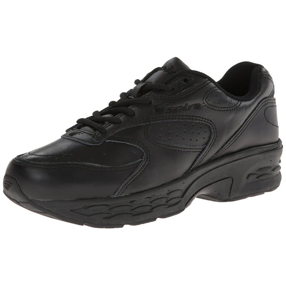 Spira Classic Leather Walker Walking Medium Mens Shoes Size 12.5, Color: Black