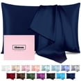 thumbnail image 1 of Fundas de Almohada de Seda Casbrove Seda de Morera Suave Azul Teal 1 Unidad, 1 of 7