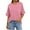 Pink, variant on yillto Womens Short Sleeve Oversized Tops Crewneck Summer Basic Casual Loose T Shirt with Pockets