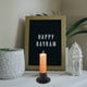 thumbnail image 5 of GOOHOCHY 2 portavelas cónicos negros, pequeños portavelas de hierro, candelabros negros retro, 5 of 8