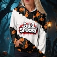 thumbnail image 2 of Godom Plus Size Hoodies for Women Halloween Long Sleeve Pullover Shirts Drawstring Tops S-5XL, 2 of 6
