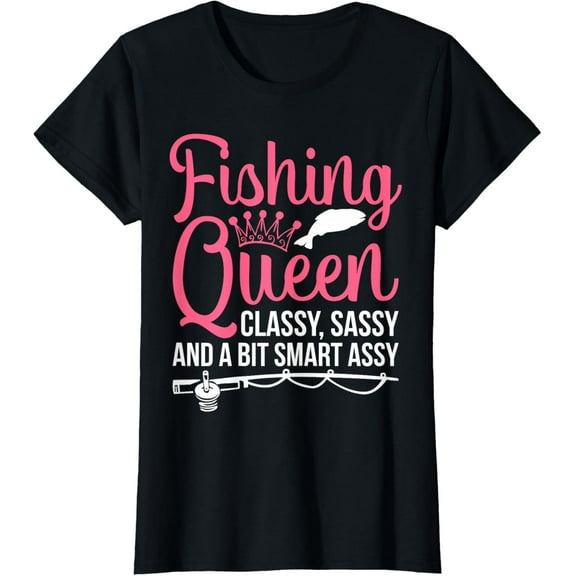 Women Fishing for Girls Fish Bass Fishing T-Shirt
