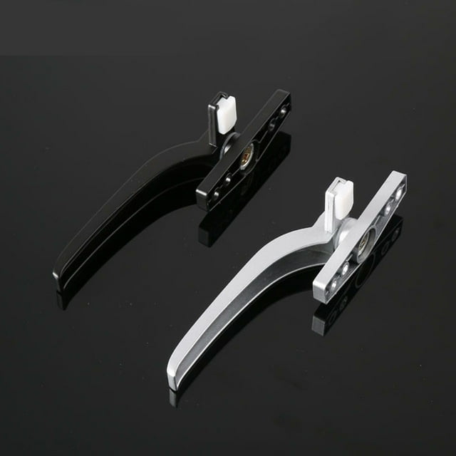 Baohd Window Handle Home Hardware Lever Casement Locking Handles Bedroom Balcony Handily Install Professional Rustproof Right Black