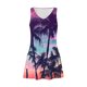 thumbnail image 4 of Vestido de Verano para las Mujeres Impresión Sexy sin Mangas Vestido de Hombro, Verano Casual Y Primavera, 4 of 5