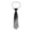 D20, variant on Pearl Rhinestone Chain Necktie for Men Women, Adjustable Length Metal Chain Bowtie with Sparkling Crystals, Formal Wedding Party Business Accessory