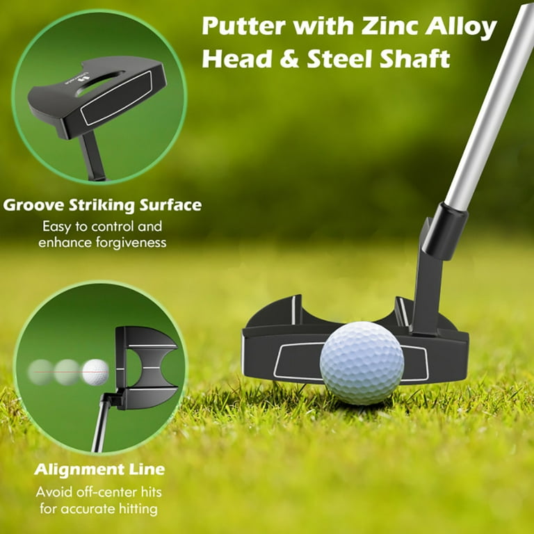 Topcobe Men's 9 Pieces Complete Golf Club Set, Young Men & Women