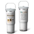 thumbnail image 2 of 1pc Dog Lovers 30oz Tumbler with Straw & Handle - Insulated Stainless Steel Cup | Holiday Gift for Man Women (Christmas, Valentine's, Birthday), 2 of 7