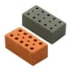 thumbnail image 1 of 40 Piezas de Ladrillos en Miniatura Hugo Mini Ladrillos de Pared para la Construcción de Modelos DIY Rojo y Gris, 1 of 9